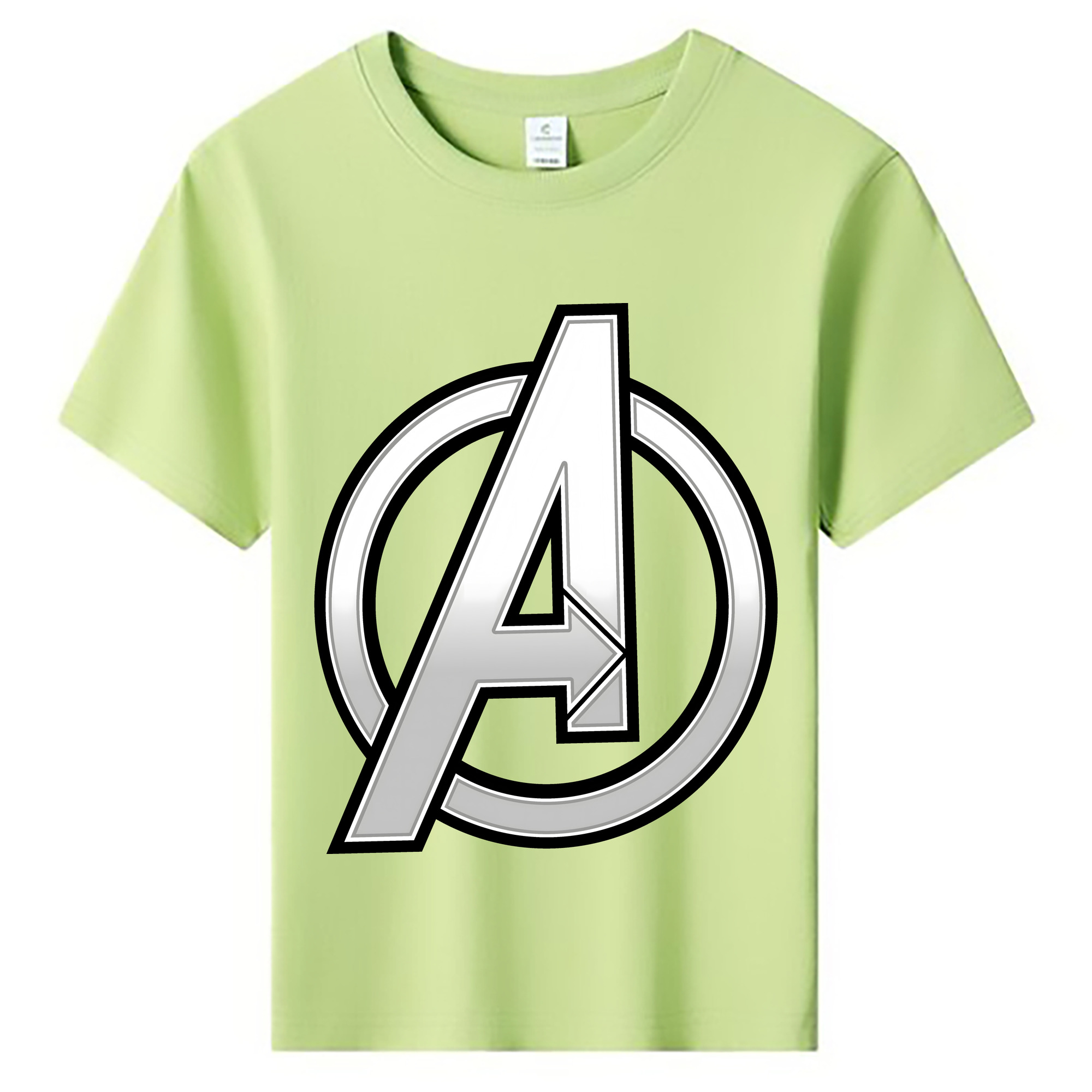 （画像用） アベンジャーズ The Avengers 綿100％キッズTシャツ（フロントプリント）